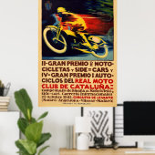 Gran Premio de Moto GP Motorcycle Racing Catalunya Poster (Thuiskantoor)
