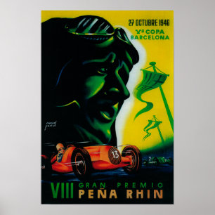 Gran Premio Pena Rhin  Poster Europe
