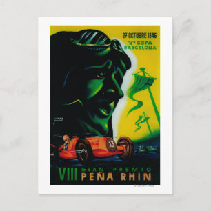 Gran Premio Pena Rhin  Poster Europe Briefkaart
