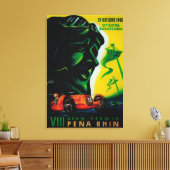 Gran Premio Pena Rhin Poster Europe Canvas Afdruk (Insitu (Woonkamer))
