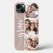 Gran Script Grandma Photo Collage Case-Mate iPhone Case (Achterkant)