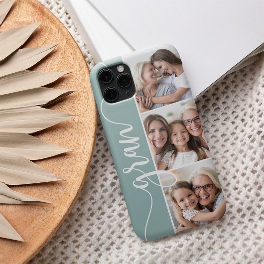 Gran Script Grandma Photo Collage Case-Mate iPhone Case