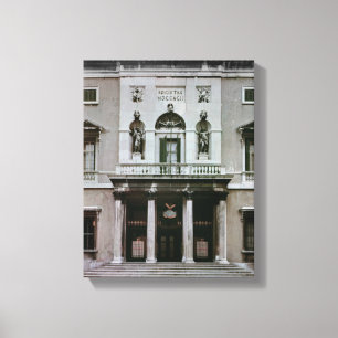 Gran Teatro La Fenice Canvas Afdruk