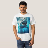 Gran tiburón blanco t-shirt (Voorkant volledig)