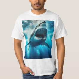 Gran tiburón blanco t-shirt