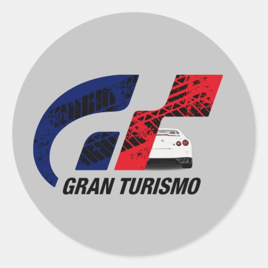 Gran Turismo GT7 Jann Mardenborough Gamer Driver Ronde Sticker (Voorkant)