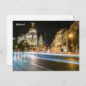"Gran Via" Briefkaart (Voorkant / Achterkant)