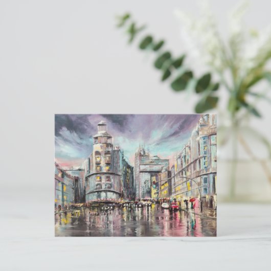 Gran via briefkaart (Staand voorkant)