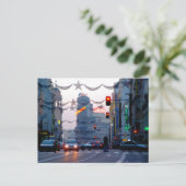 Gran Vía de Madrid en Navidad Briefkaart (Staand voorkant)