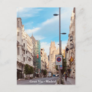 Gran Vía - Madrid Briefkaart