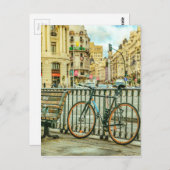 Gran Via Street, Madrid, Spanje Briefkaart (Voorkant / Achterkant)