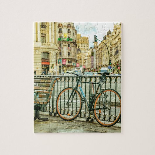 Gran Via Street, Madrid, Spanje Legpuzzel (Verticaal)