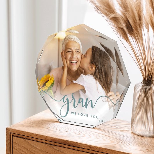 Gran We houden van je | Grandma Script Overlay Fotoblokken