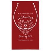 Granaat 2 jaar liefde vrouw cadeautas (Achterkant)