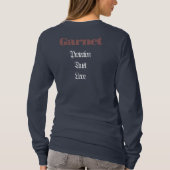 Granaat Birthstone - Januari T-shirt (Achterkant)