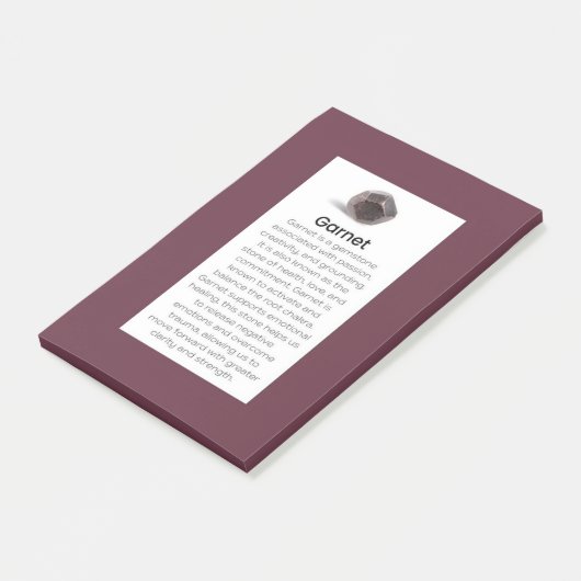 Granaat Crystal Betekenis Sieraden Teken Post-It N Post-it® Notes (Schuin)