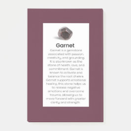 Granaat Crystal Betekenis Sieraden Teken Post-It N Post-it® Notes