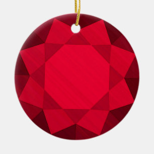 Granaat Edelsteen / Jewel Graphic Afbeelding Keramisch Ornament