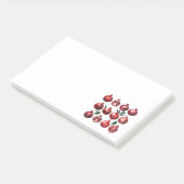 Granaatappel Aquarel Kunst Post-it® Notes (Schuin)