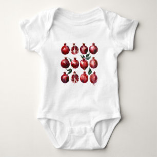 Granaatappel Aquarel Kunst Romper