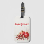 Granaatappel Bagagelabel (Voorkant (verticaal))