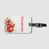 Granaatappel Bagagelabel (Voorkant (horizontaal))