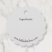 Granaatappel Behoudt Zelfgemaakte Canning Jar Prij Bedankjes Labels (Achterkant)