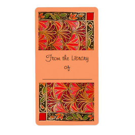 Granaatappel bookplate etiket