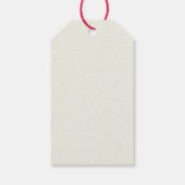 Granaatappel Boom Kerstmis Cadeaulabel (Achterkant)
