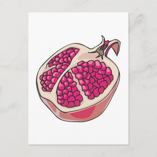 granaatappel briefkaart (Voorkant)