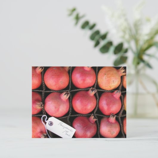 Granaatappel Briefkaart (Staand voorkant)