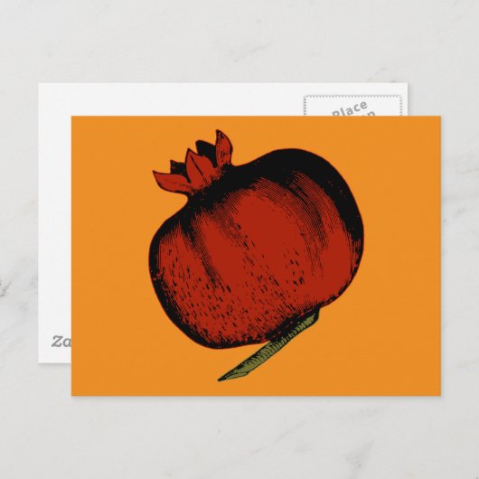 Granaatappel Briefkaart (Voorkant / Achterkant)