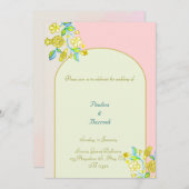 granaatappel bruiloft uitnodiging (Voorkant / Achterkant)