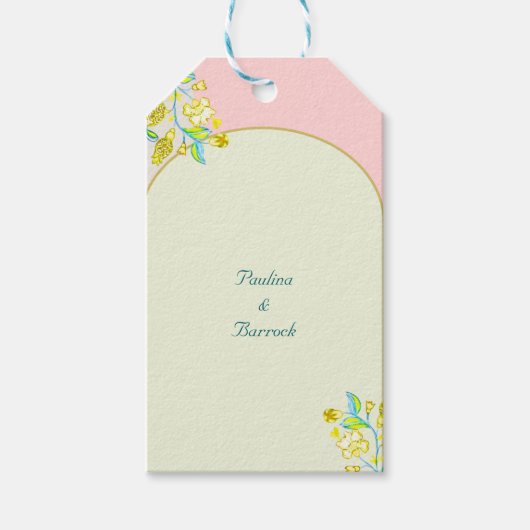 Granaatappel cadeau label cadeaulabel (Voorkant)