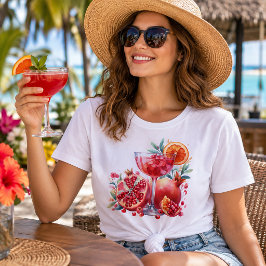 Granaatappel Cocktail Tri-Blend Shirt