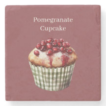 Granaatappel Cupcake