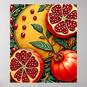 Granaatappel Elegance Art Print