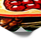 Granaatappel Elegance Art Print (Hoek)