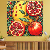 Granaatappel Elegance Art Print (Insitu (Woonkamer))