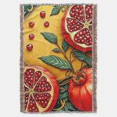 Granaatappel Elegance Art Print Deken (Voorkant Verticaal)