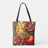 Granaatappel Elegance Art Print Tote Bag (Achterkant)