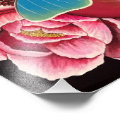 Granaatappel en Luna Moth Fine Art Print Foto Afdruk (Hoek)