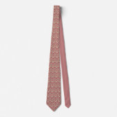 Granaatappel en Rozen tinten rood Stropdas (Voorkant)