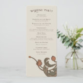 granaatappel fans programmakaart (Staand voorkant)