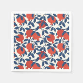 Granaatappel feestelijk servet (Voorkant)