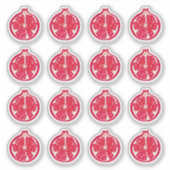 Granaatappel Fruit Painted Sticker (Voorkant)