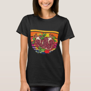Granaatappel Fruit Retro Food Lover T-shirt