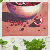 Granaatappel fruitschaal theedoek (Gevouwen)