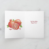 Granaatappel Gelukkige Yalda Feestdagen Kaart (Binnen)