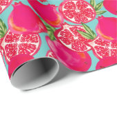 Granaatappel geschilderd inpakpapier (Rol Hoek)